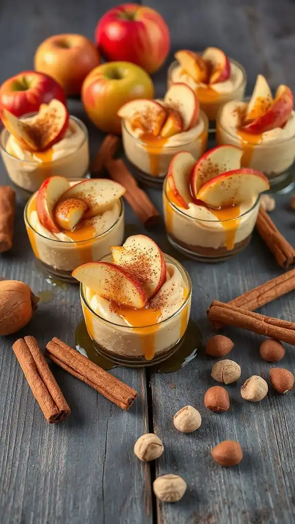 maple apple cheesecake bites