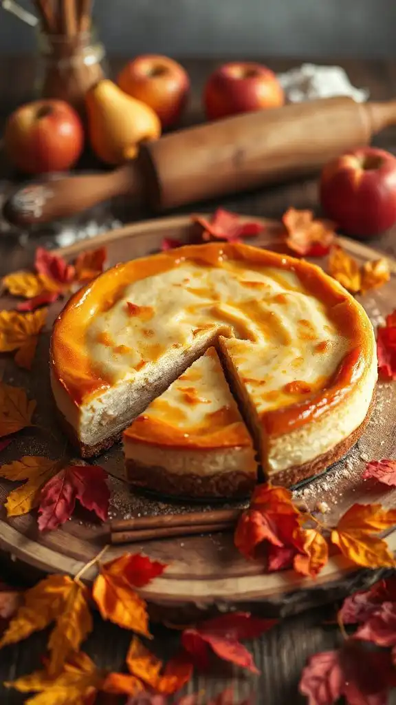 maple apple cheesecake delight