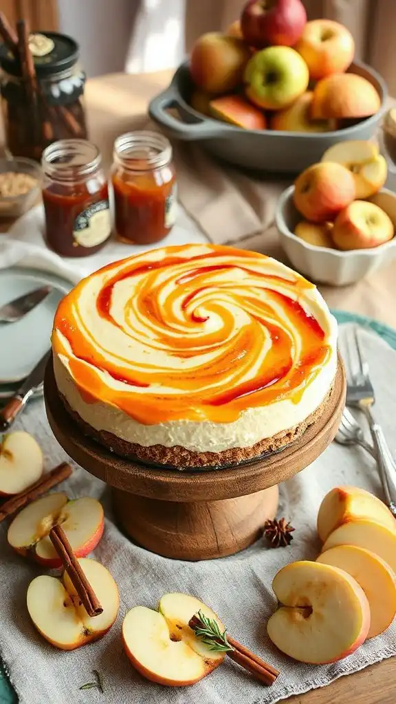 maple apple cheesecake delight