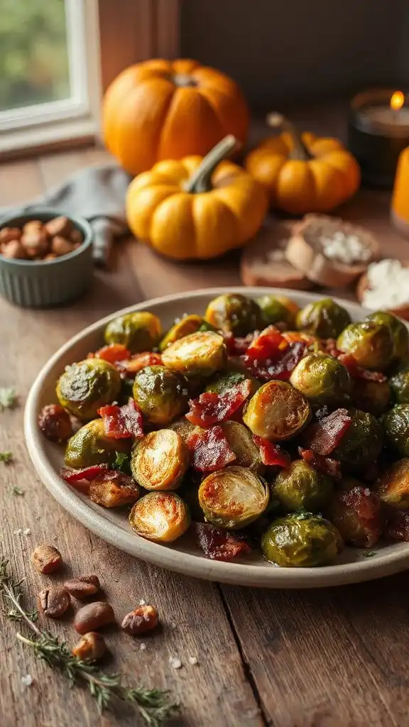 maple bacon brussels sprouts