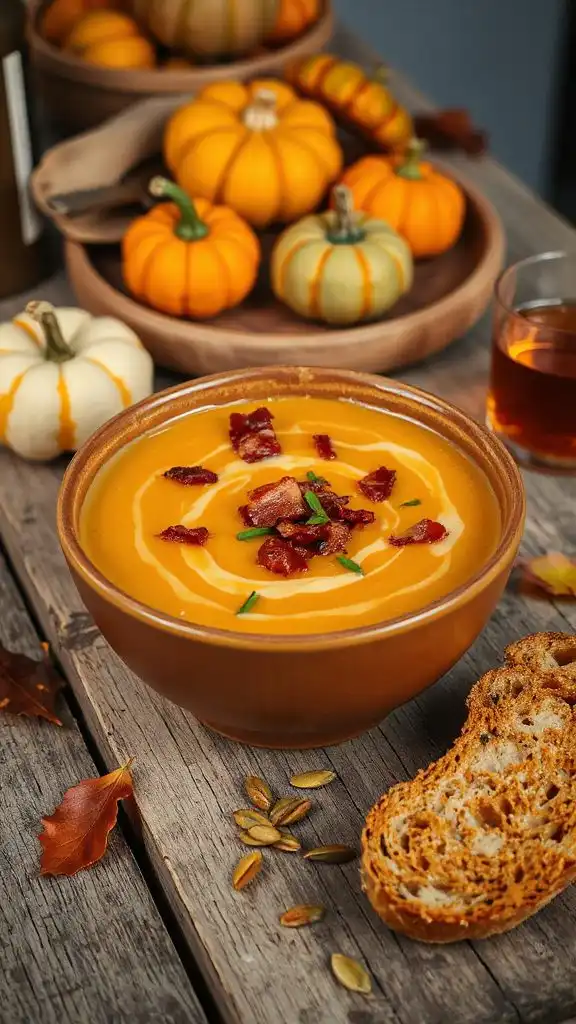 maple bacon sweet potato soup