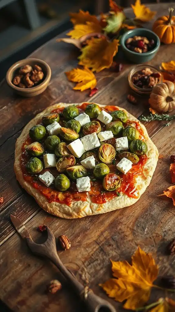 maple brussels sprouts flatbread