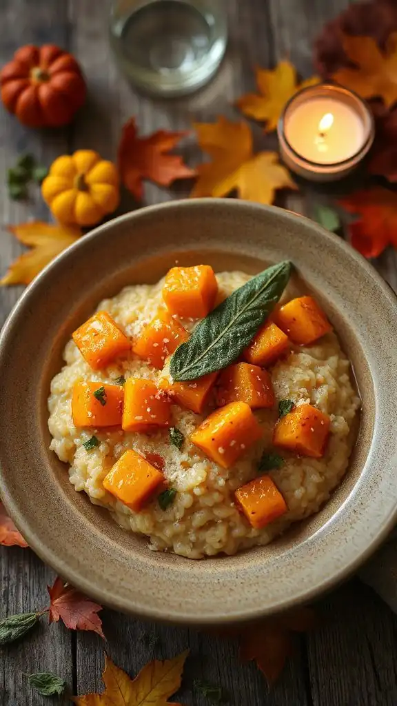 maple butternut squash risotto