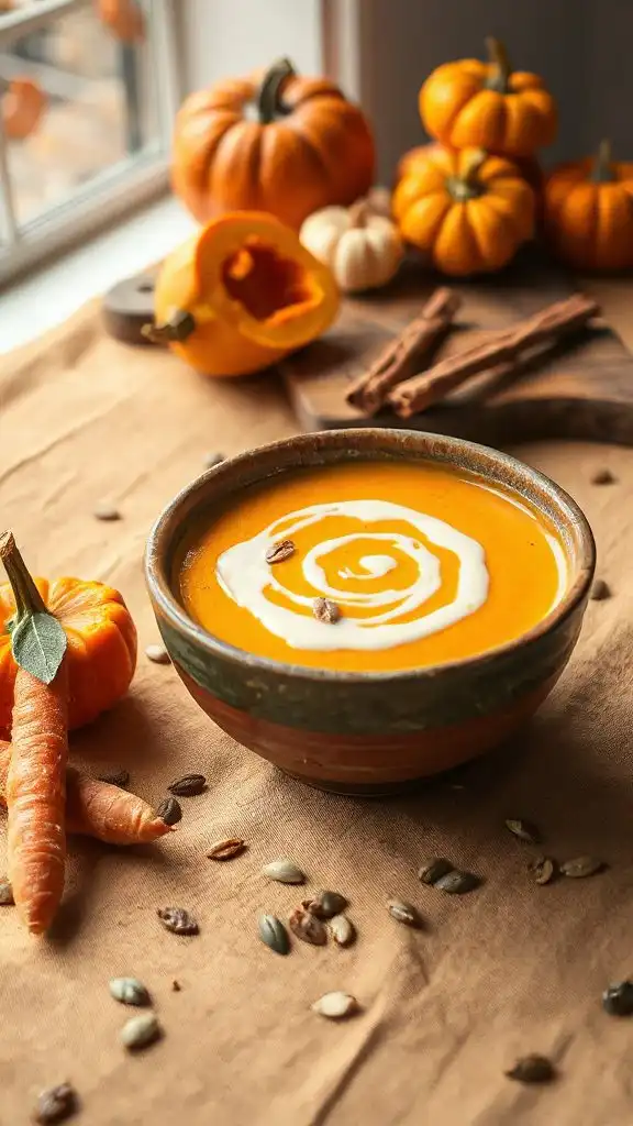 maple carrot pumpkin soup
