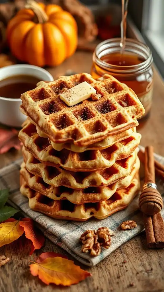 maple cinnamon waffle recipe