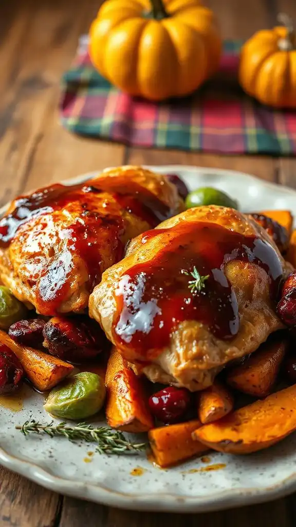 maple dijon glazed chicken thighs maple dijon glazed chicken thighs