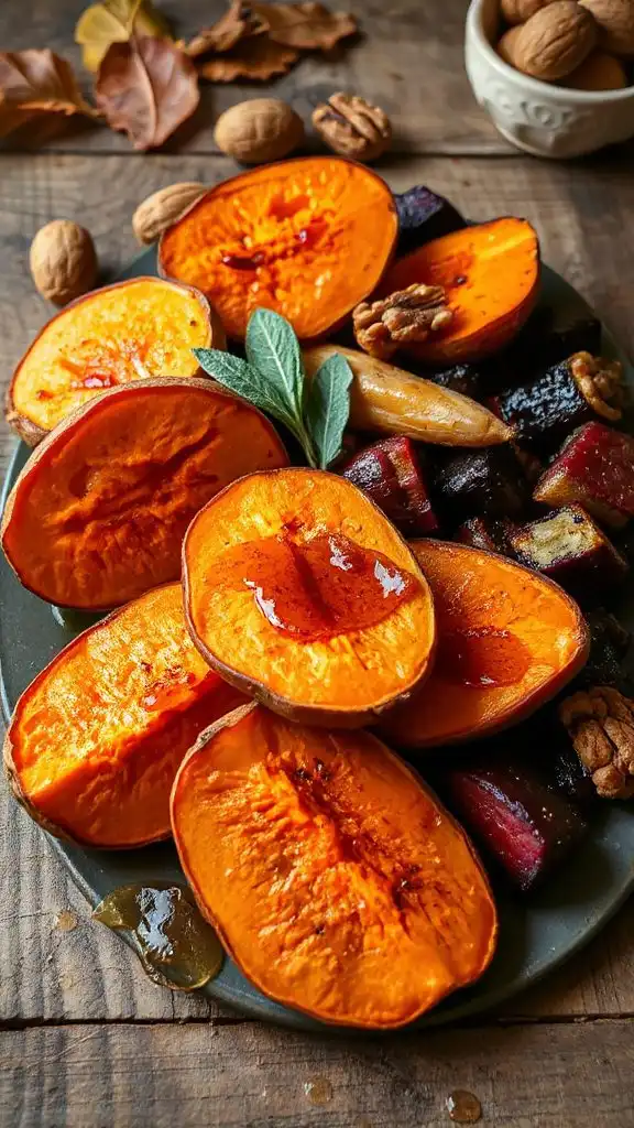 maple glazed autumn side dish