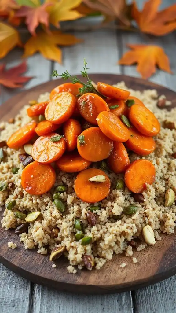 maple glazed carrots and quinoa maple glazed carrots and quinoa