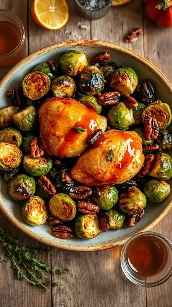 maple glazed chicken thighs