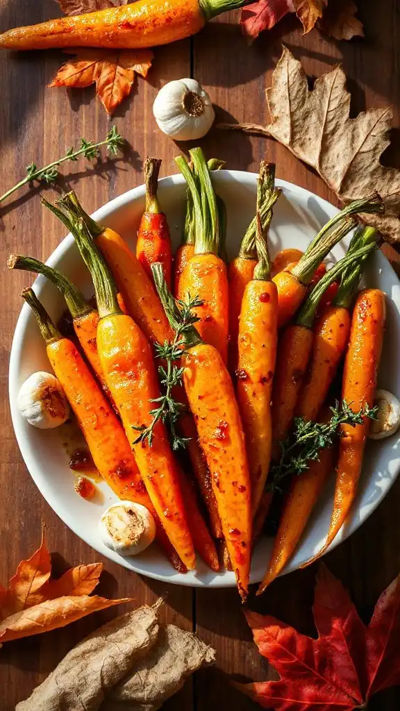 maple glazed roasted carrots recipe