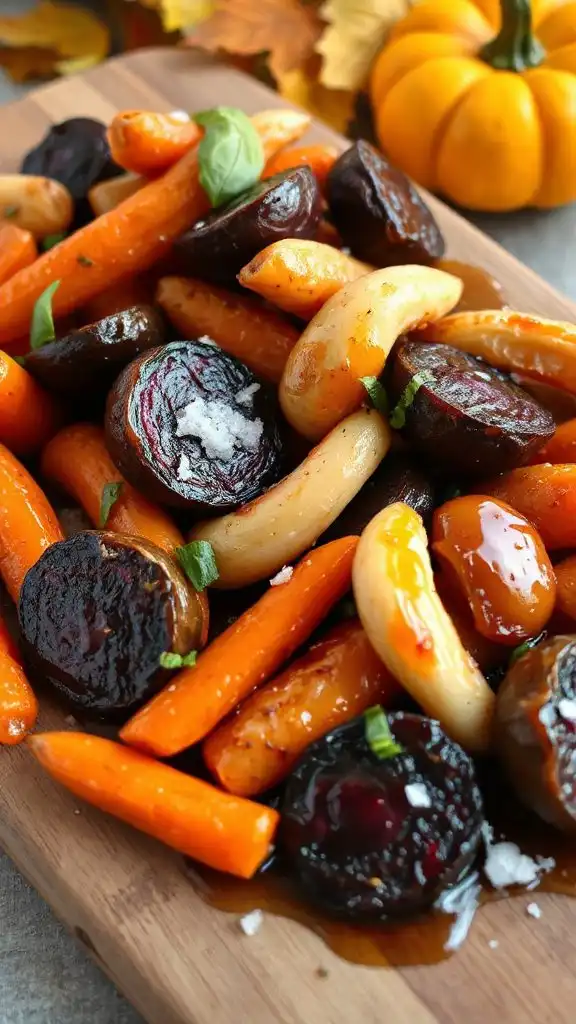 maple glazed roasted root vegetables maple glazed roasted root vegetables