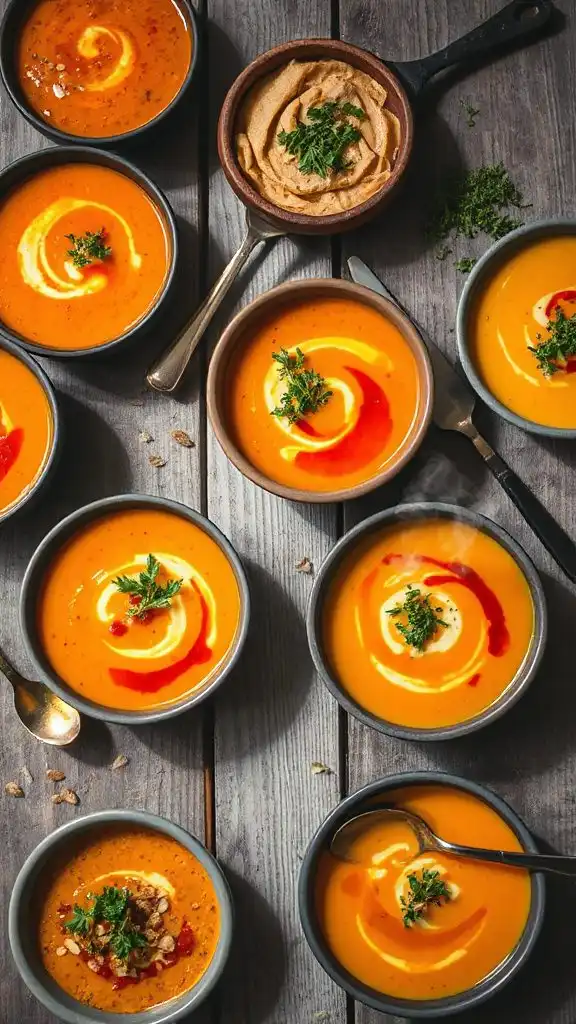 maple glazed vegetable soups
