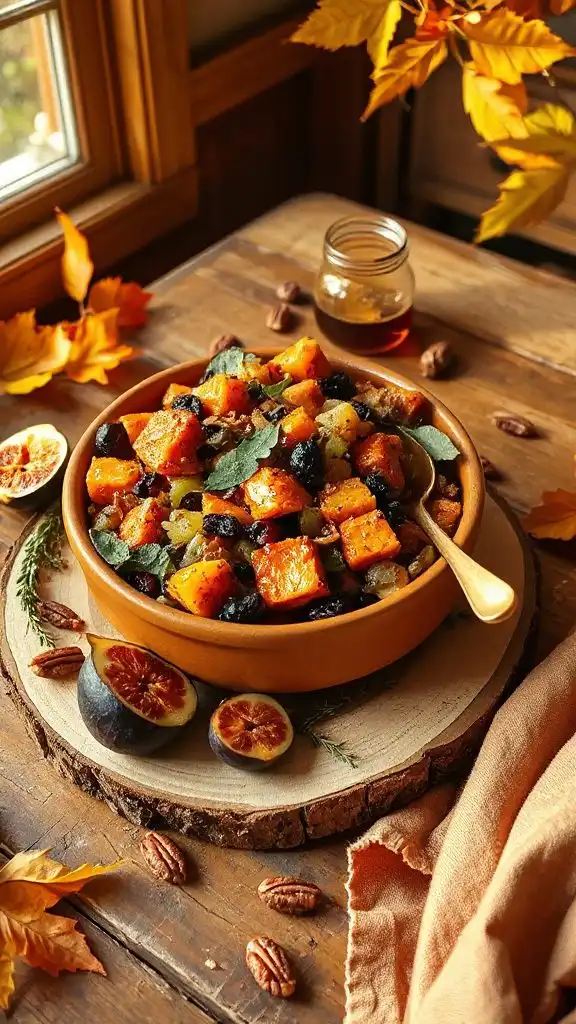 maple glazed vegetable stuffing