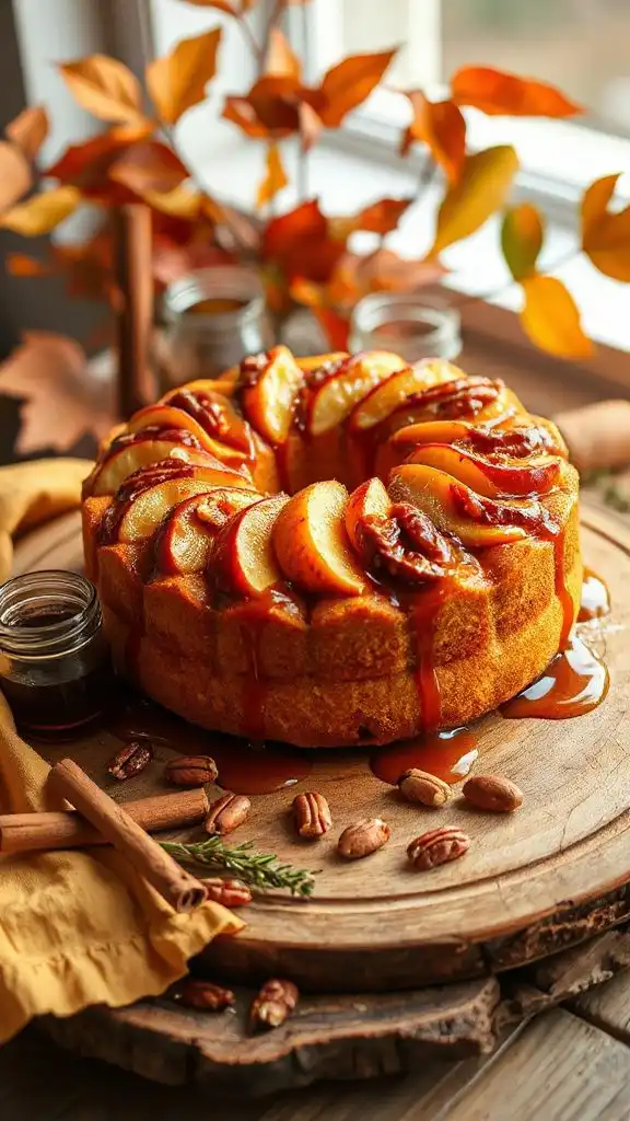 maple infused apple dessert