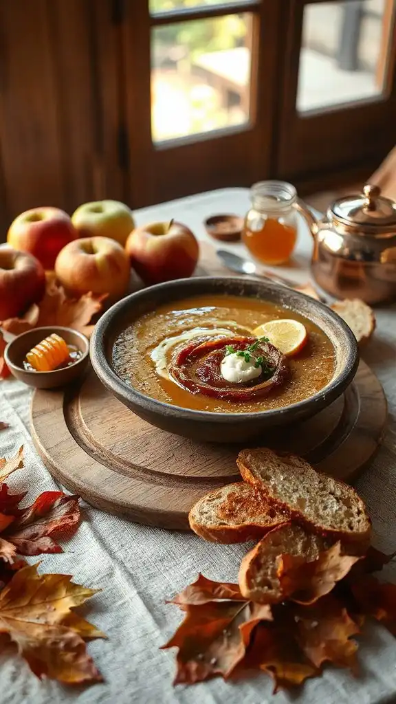 maple infused apple onion bisque maple infused apple onion bisque