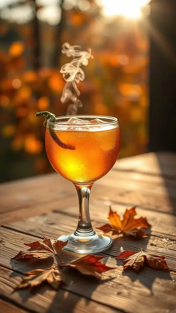 maple kelp ginger cocktail
