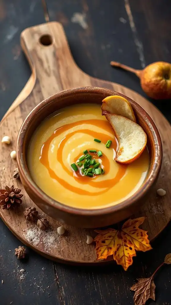 maple pear parsnip soup maple pear parsnip soup
