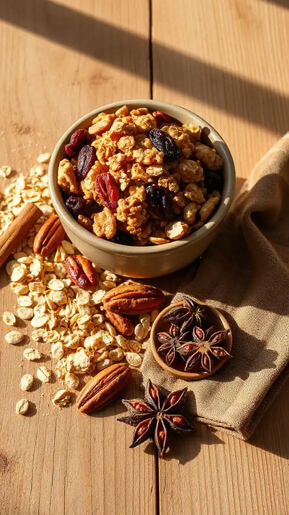 maple pecan granola recipe