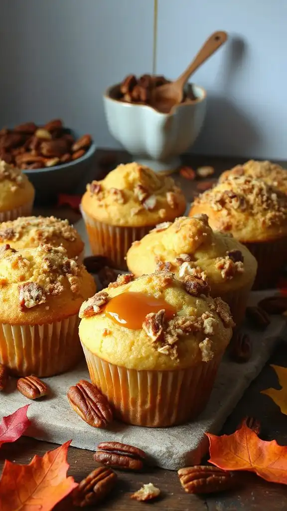 maple pecan muffins delight