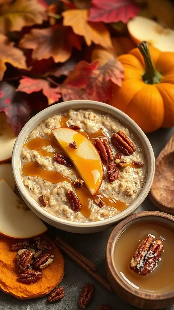 maple pecan oatmeal delight