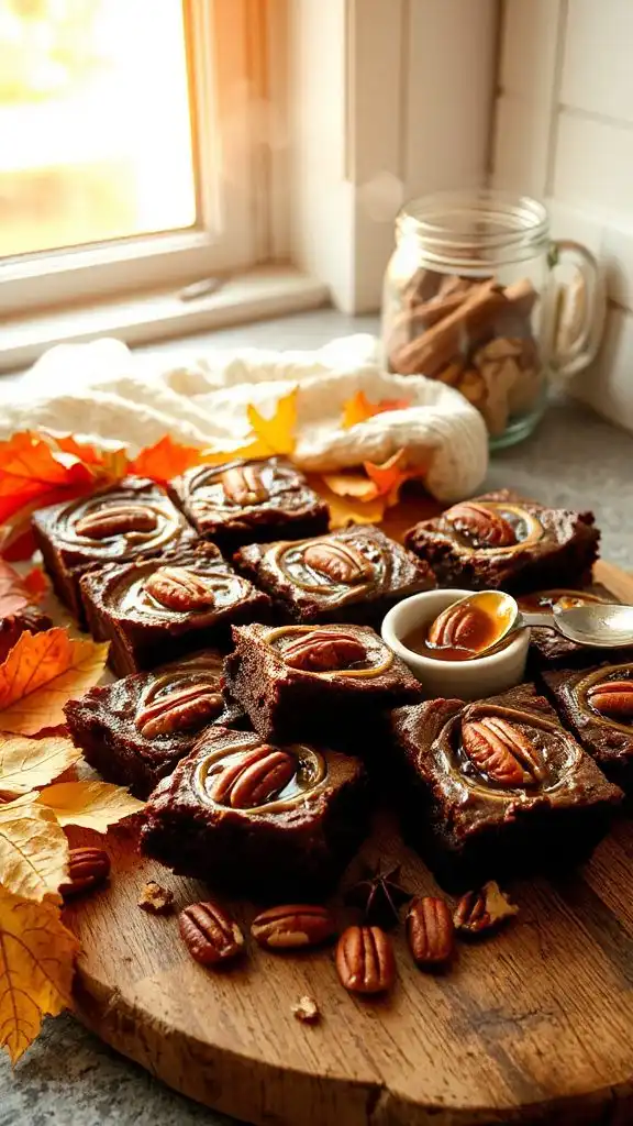 maple pecan swirl brownies maple pecan swirl brownies