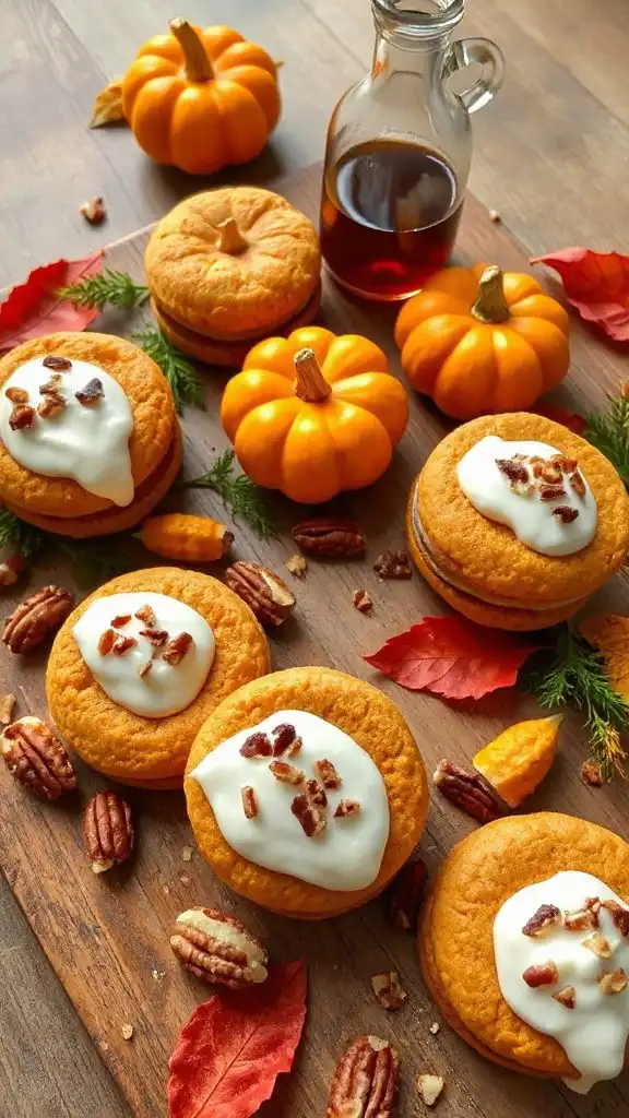 maple pumpkin pecan treats