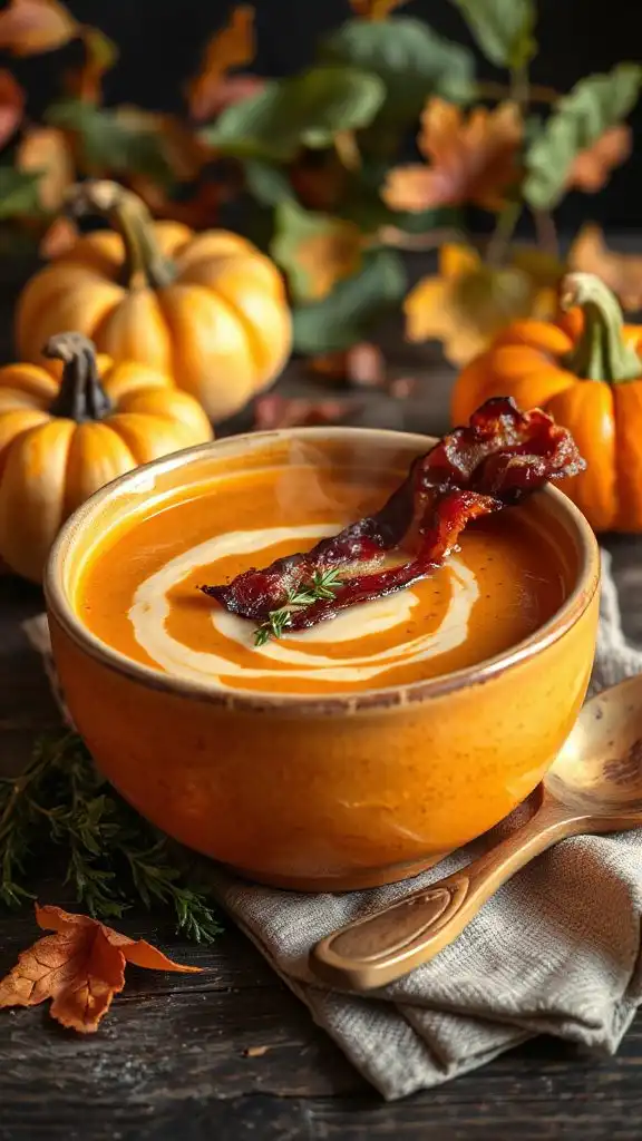 maple pumpkin soup deliciousness