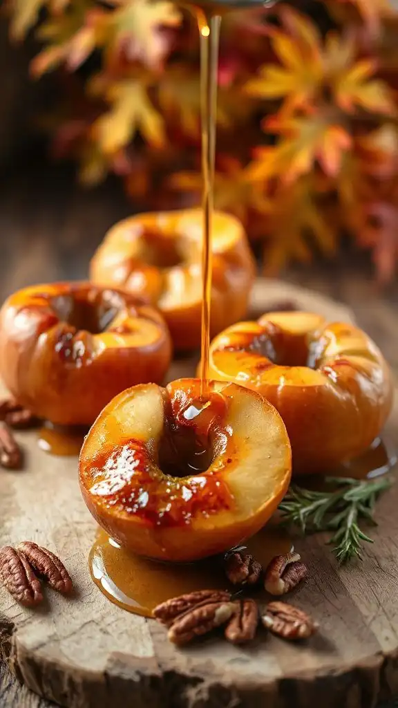 maple roasted apples delight