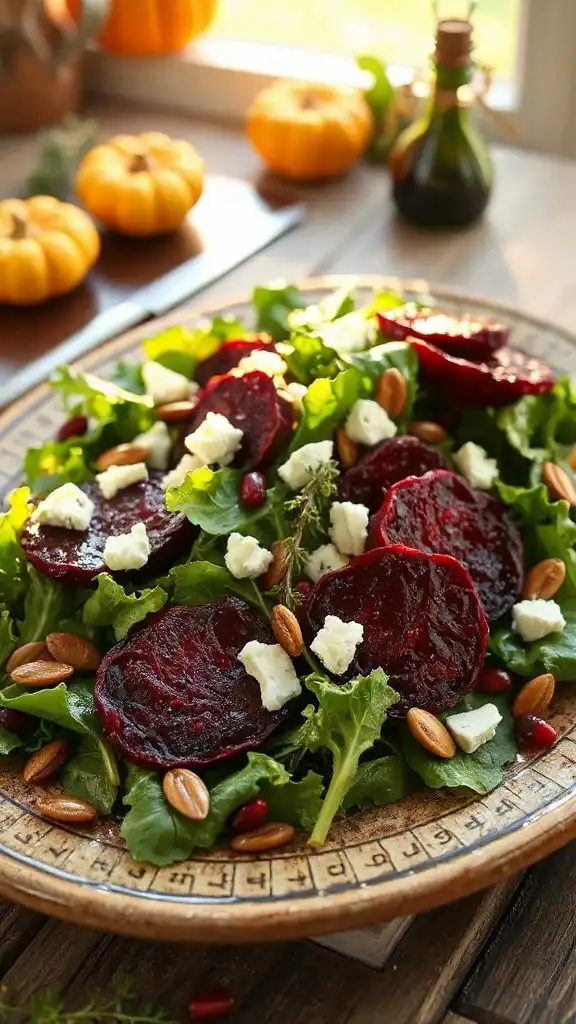 maple roasted beet salad