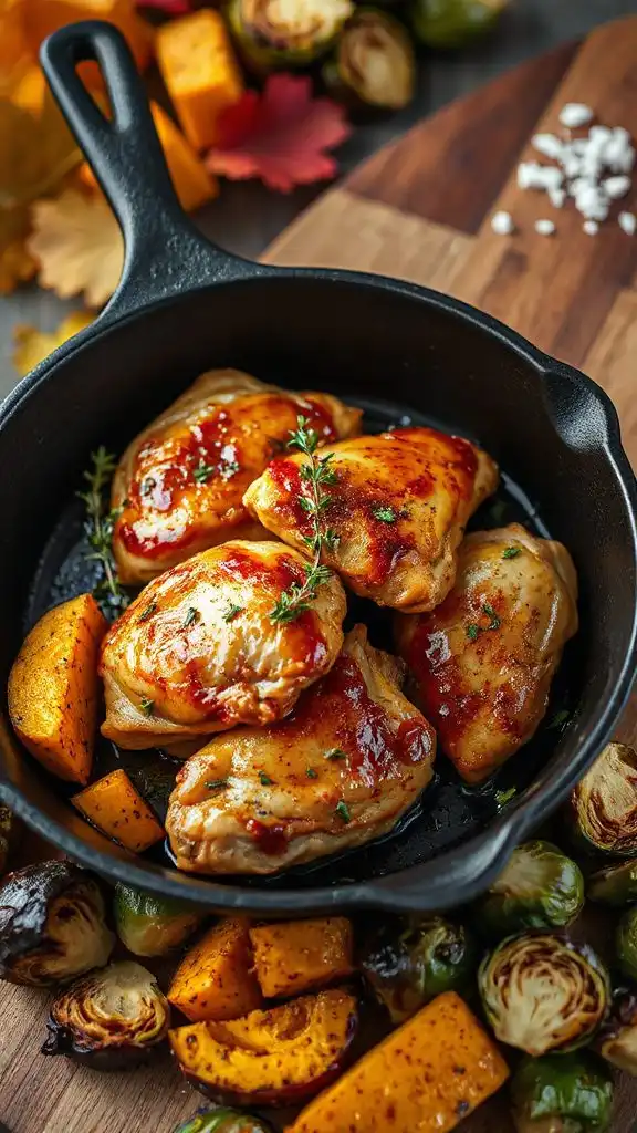 maple thyme chicken skillet maple thyme chicken skillet