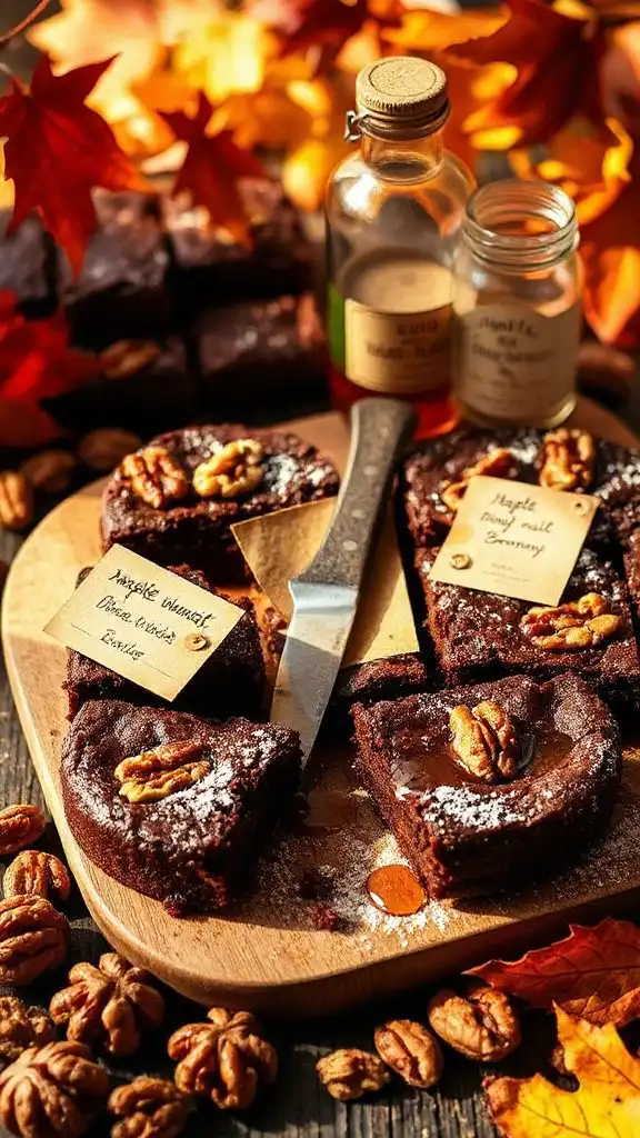 maple walnut brownie recipe