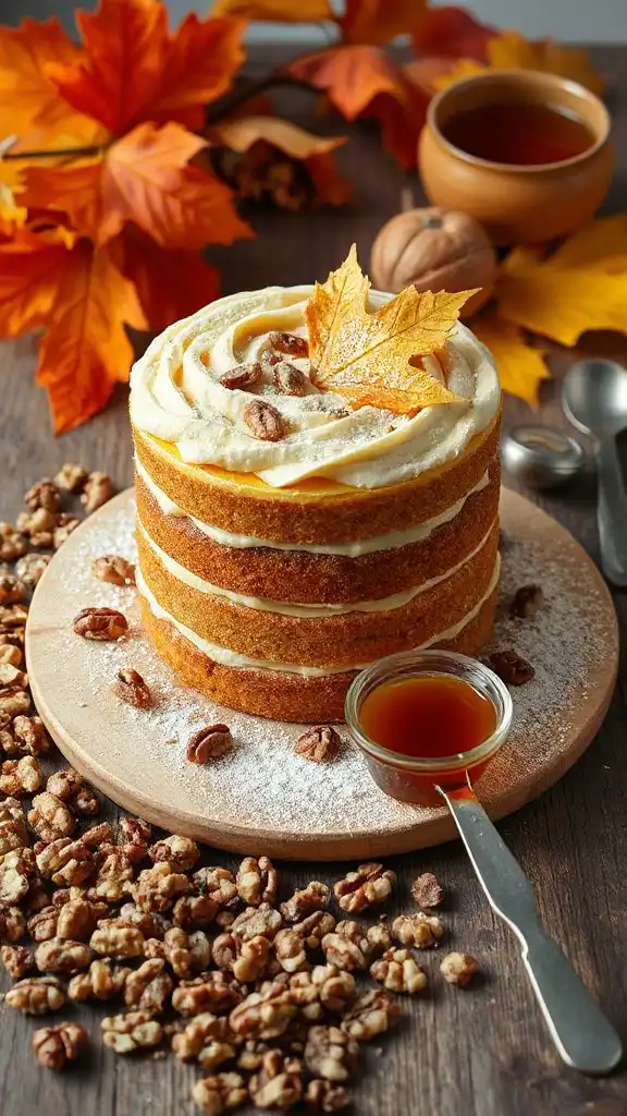 maple walnut cake recipe