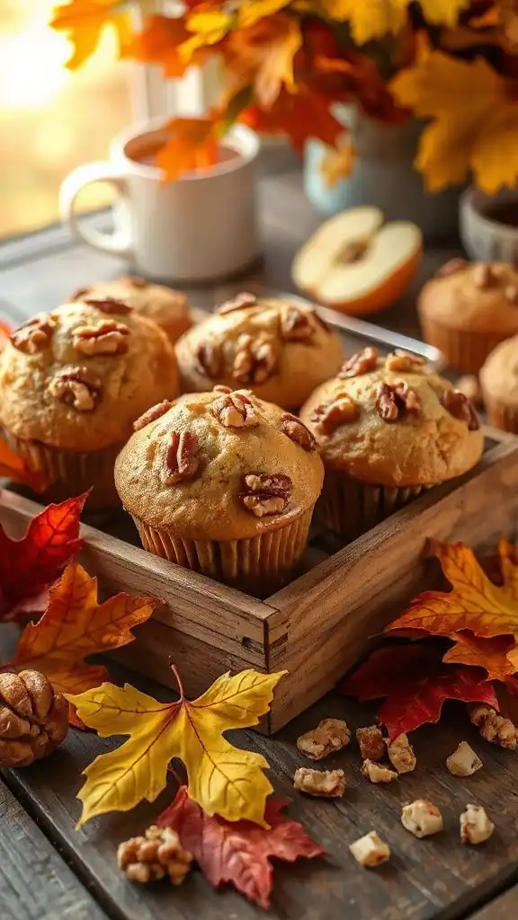 maple walnut muffins recipe