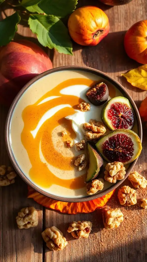 maple walnut smoothie bowl