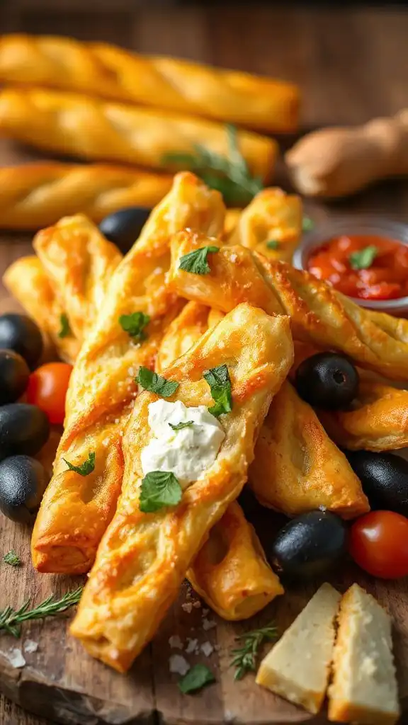 mediterranean feta olive sticks