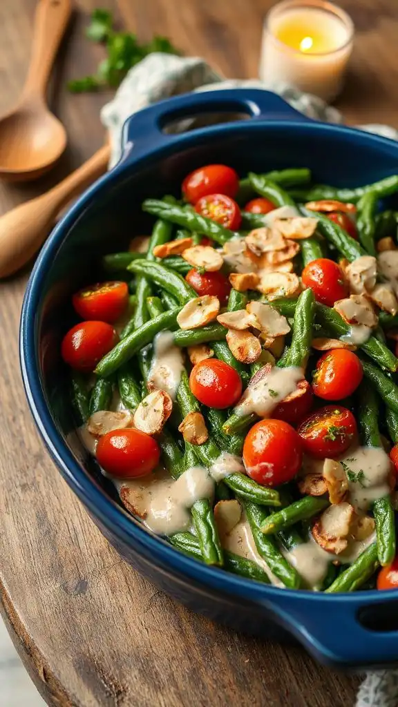 mediterranean green bean casserole
