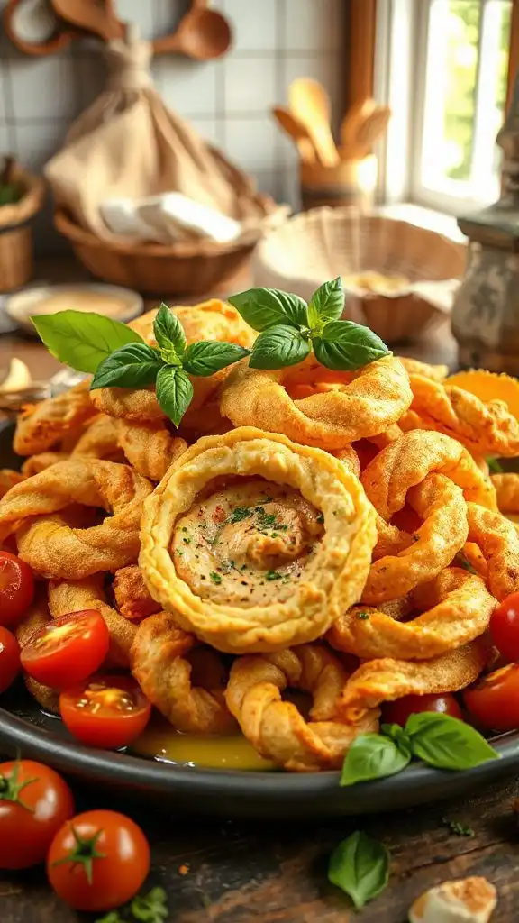 mediterranean hummus cheese sticks