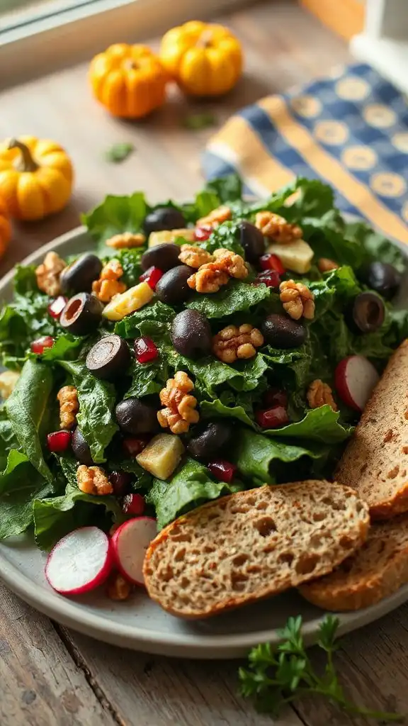 mediterranean kale salad recipe