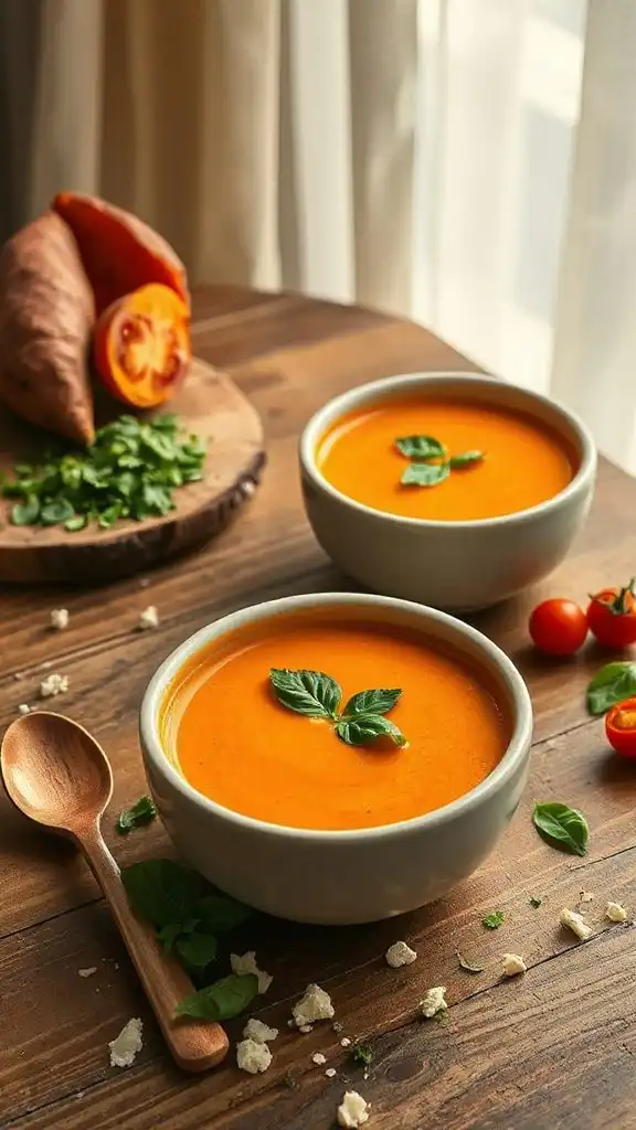 mediterranean sweet potato soup