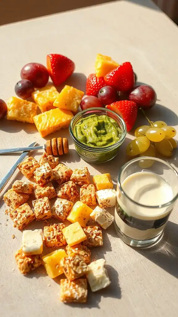 mess free art snacks