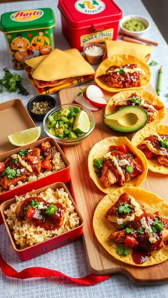 mexican inspired school lunches