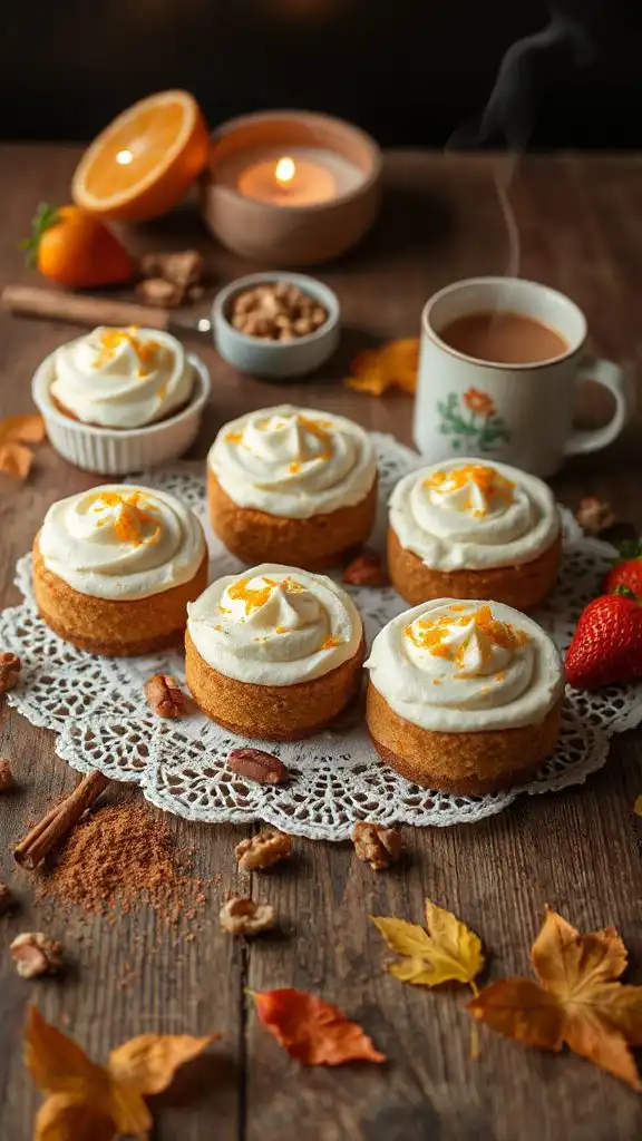mini carrot cake cheesecakes mini carrot cake cheesecakes
