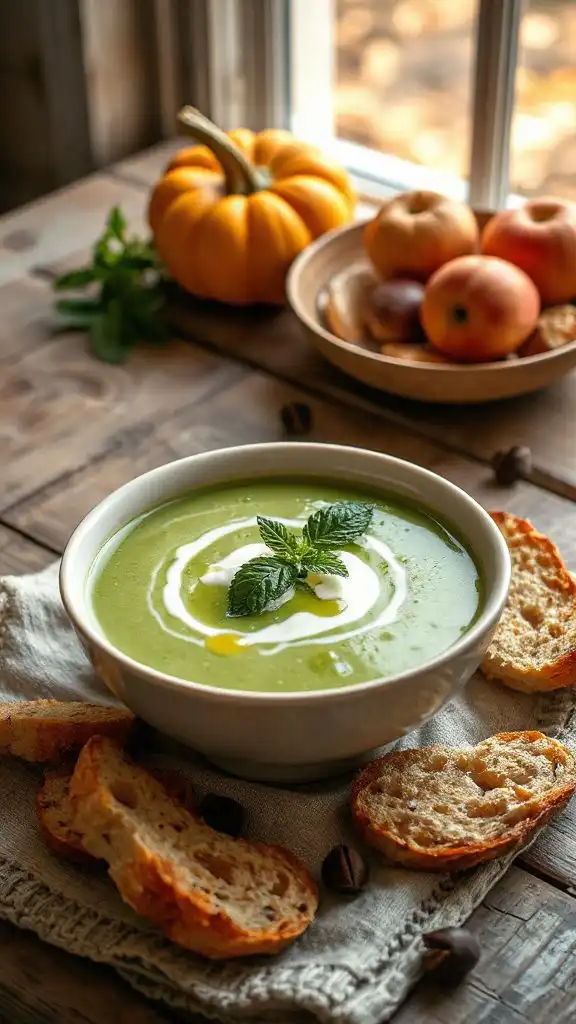 minted pea soup recipe