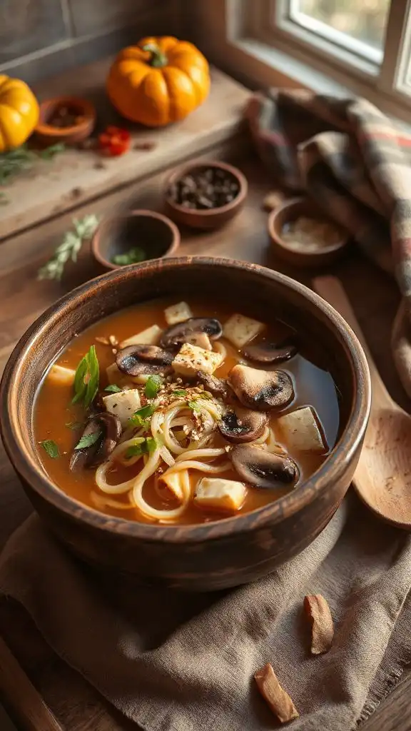 miso mushroom noodle soup miso mushroom noodle soup
