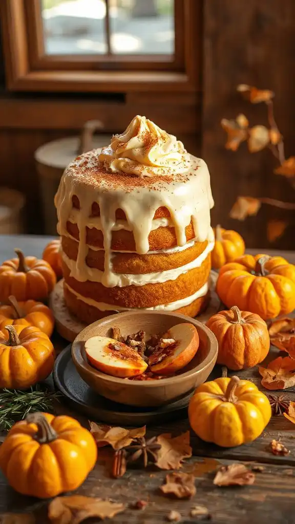 moist pumpkin spice cake