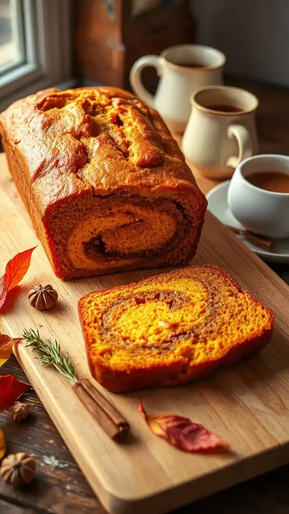 moist swirled bread delight