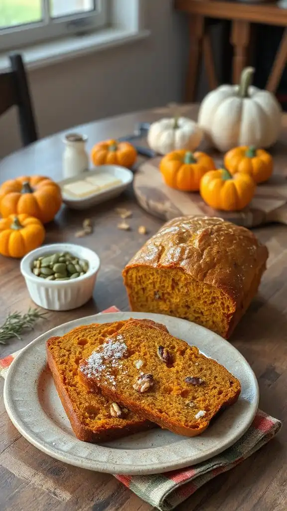 moist vegan pumpkin bread