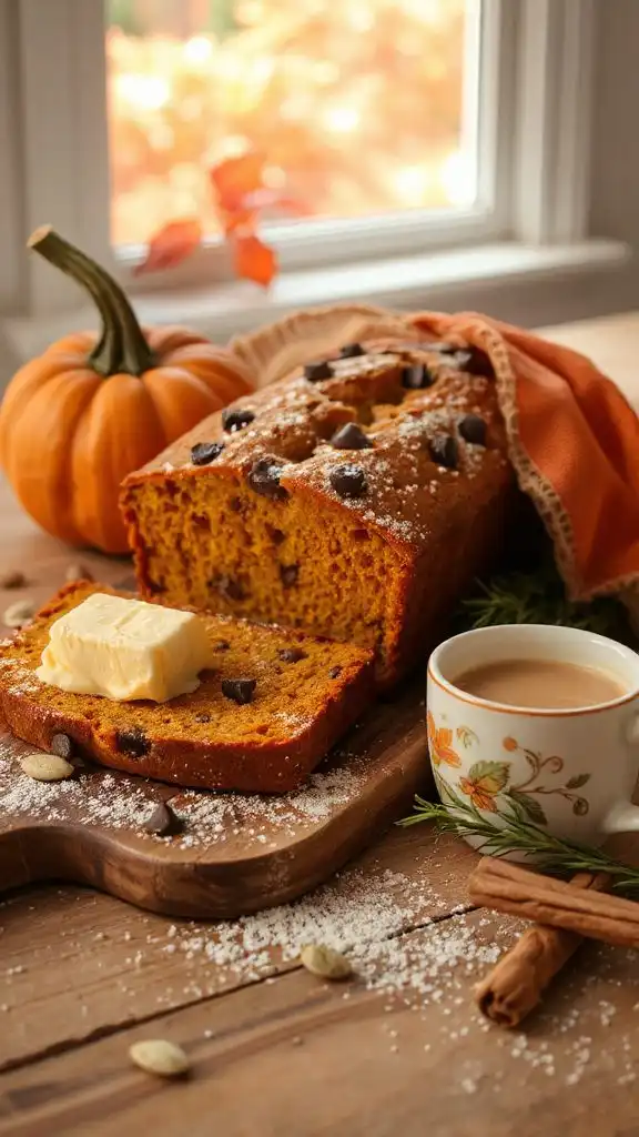 moist vegan pumpkin bread