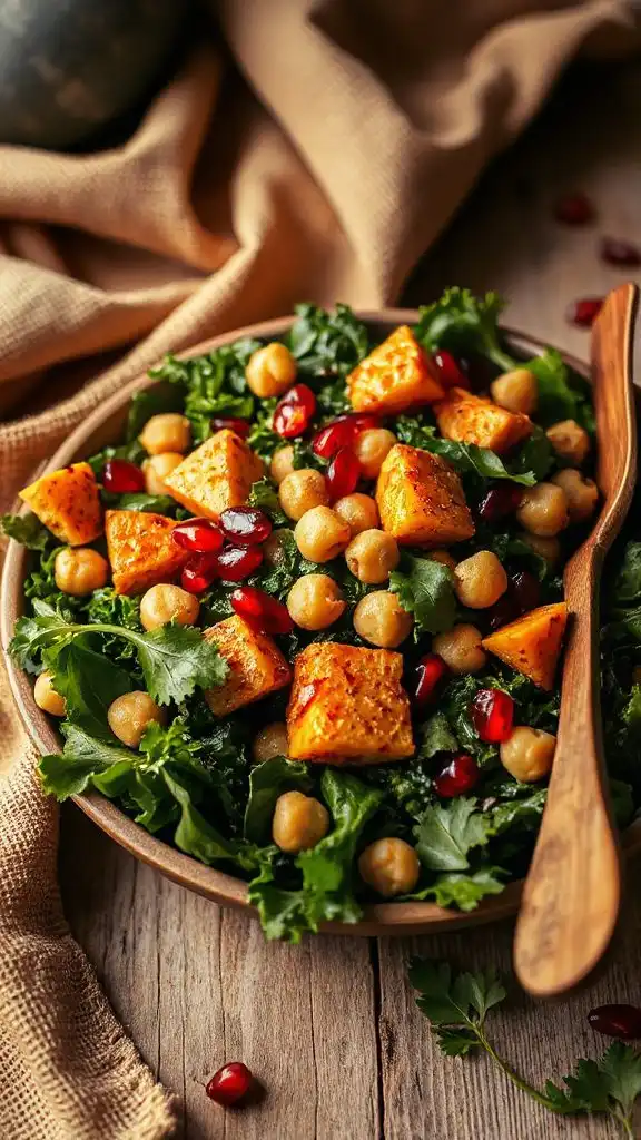 moroccan spiced kale salad