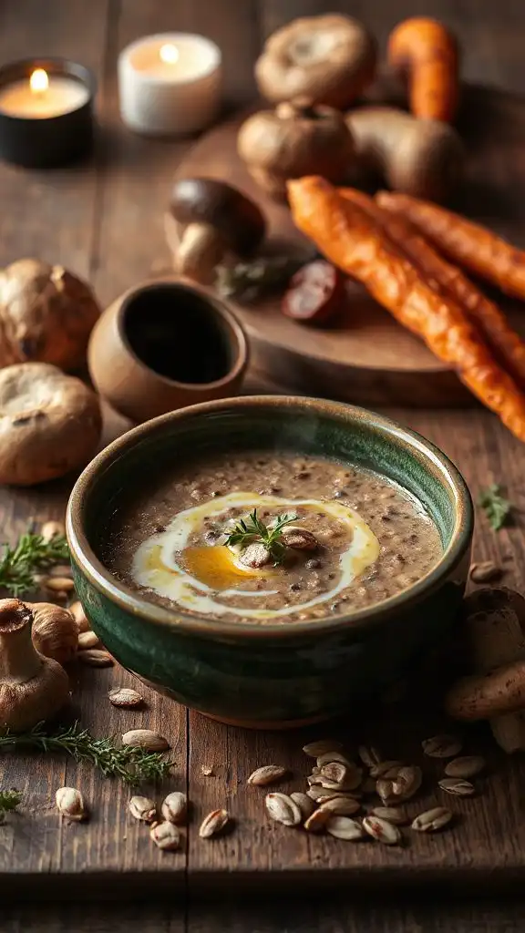 mushroom barley soup recipe